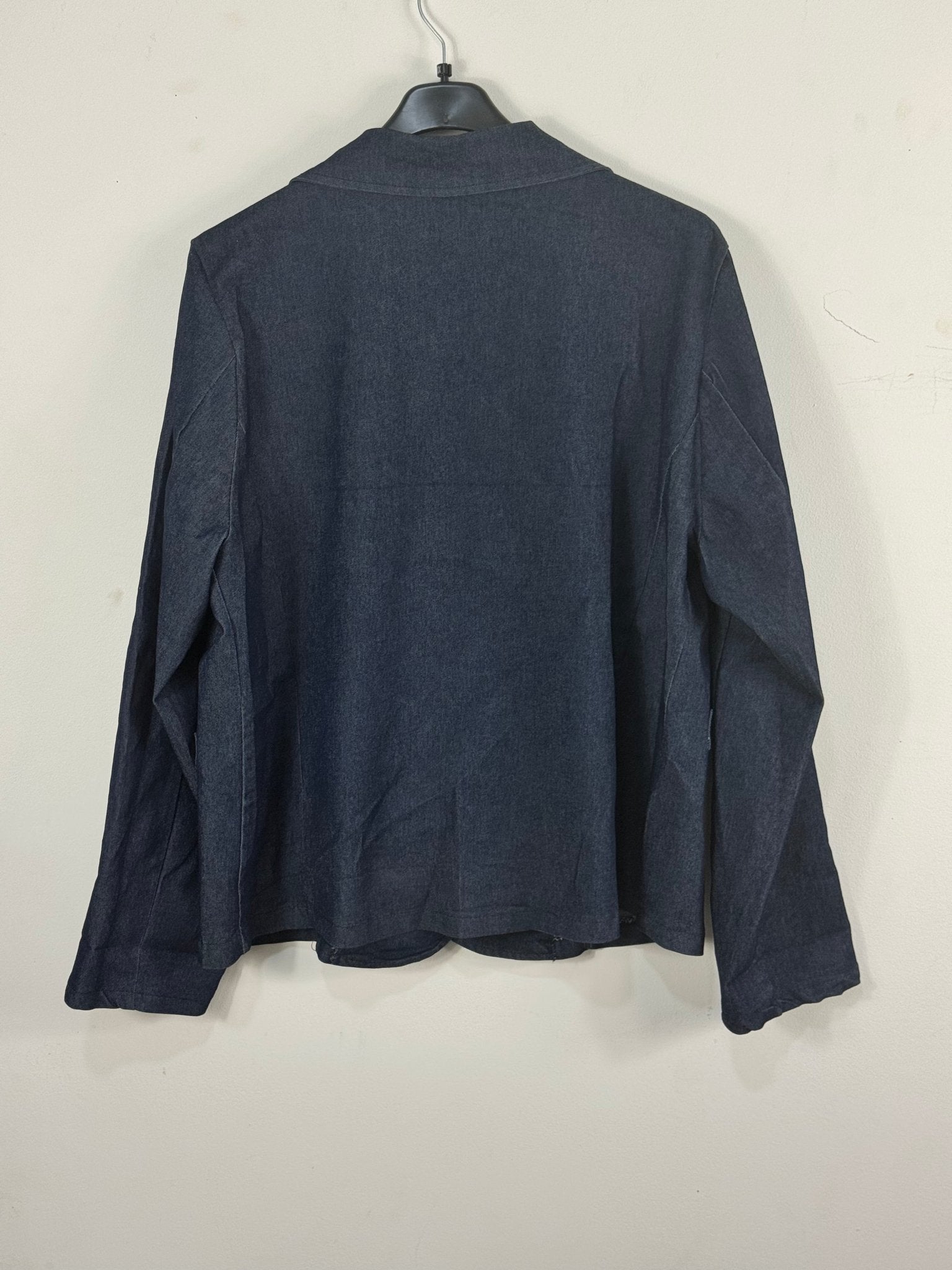 Dos du Blazer Siena femme en denim stretch bleu
