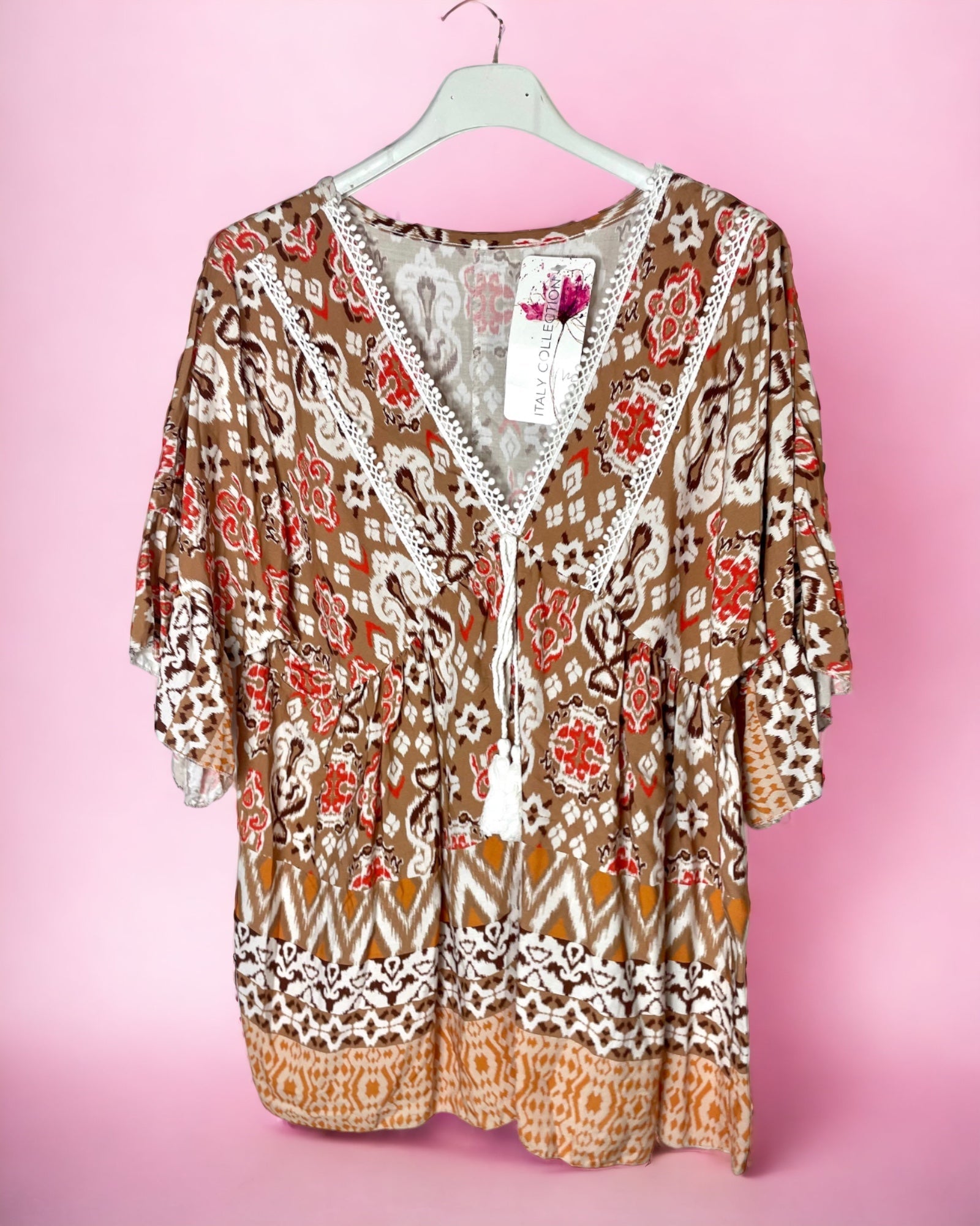 Blouse à Pompons – Esprit Bohème - Mam’s Ailes