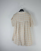 Vue de dos sur cintre, blouse coton - Mamsailes