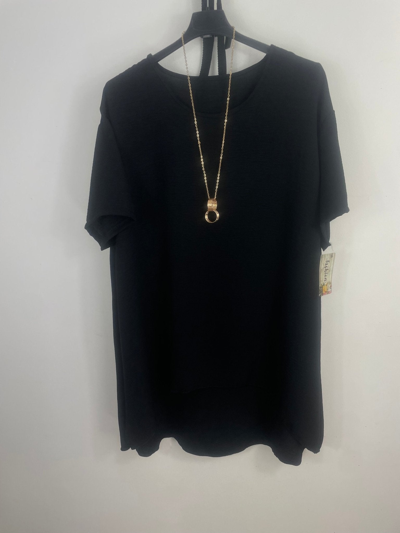 Blouse Maëlia — Sautoir offert - Mam’s AilesNoir