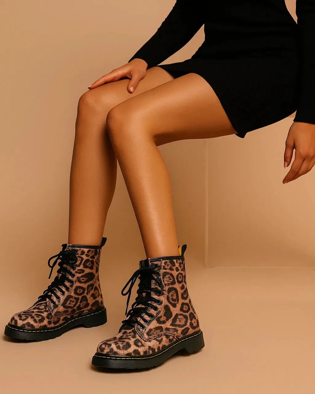 Bottines Léa Wild — Imprimé Léopard Rock — Confort & Style — Du 36 au 41 - Mam’s Ailes