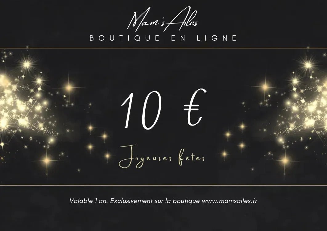 Présentation de la carte cadeau numérique Mam’s Ailes