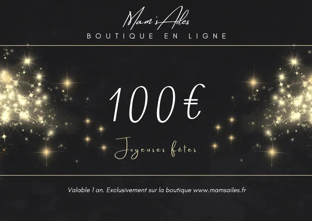 Visuel de la carte cadeau Mam’s Ailes disponible en plusieurs montants