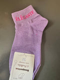 Chaussettes Élégante pailletées lilas