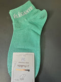 Chaussettes Élégante pailletées vert menthe