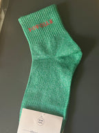 Chaussettes Fofolle : vert déplié