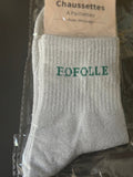 Chaussettes Fofolle : blanc sous emballage
