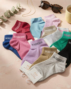 Chaussettes femme pailletées Boudeuse disponibles en plusieurs coloris vue d'ensemble