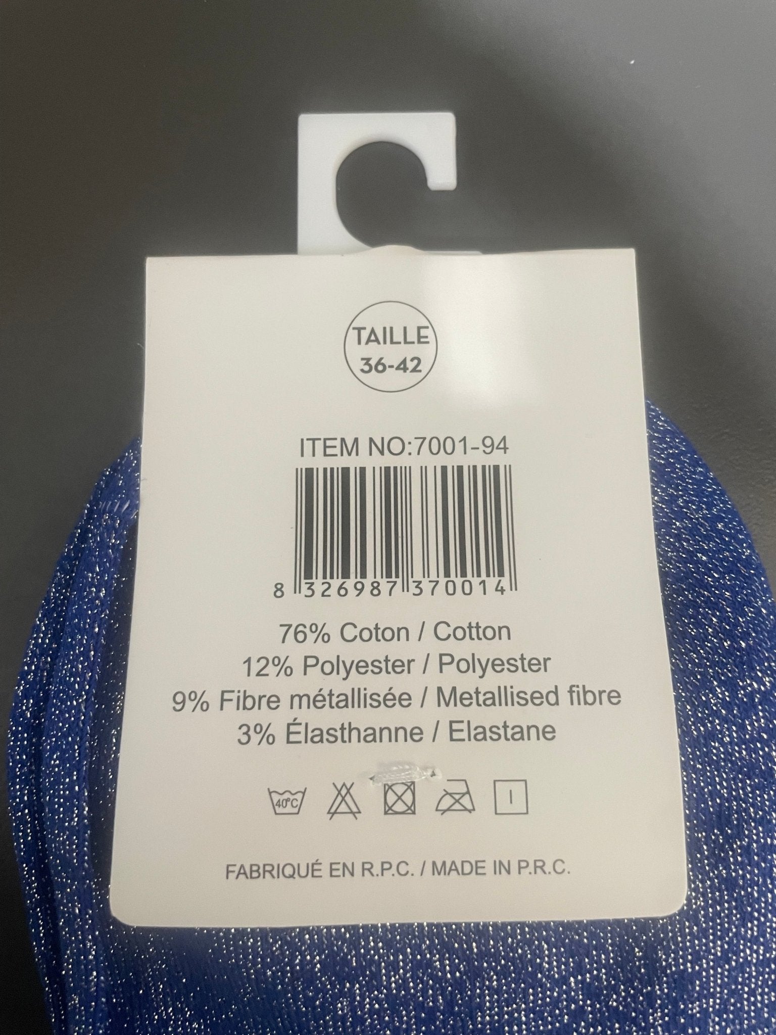 ✨ Chaussettes Pailletées "Coquine" – 36 - 42 - Mam’s AilesNoir / Rose