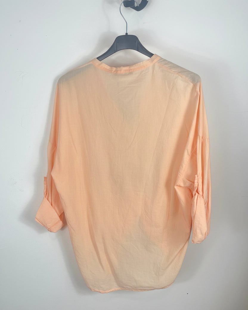 Vue de dos de la chemise Louna en coton à coupe ample