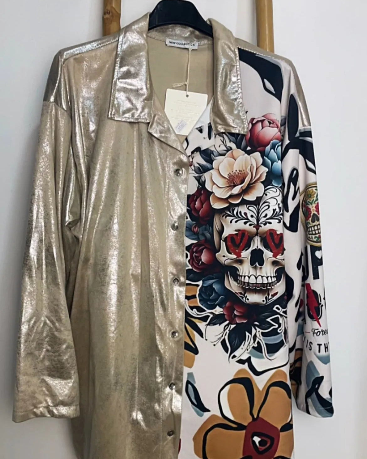 Chemise "Mystic Skull" – Arty & Glam - Mam’s Ailes