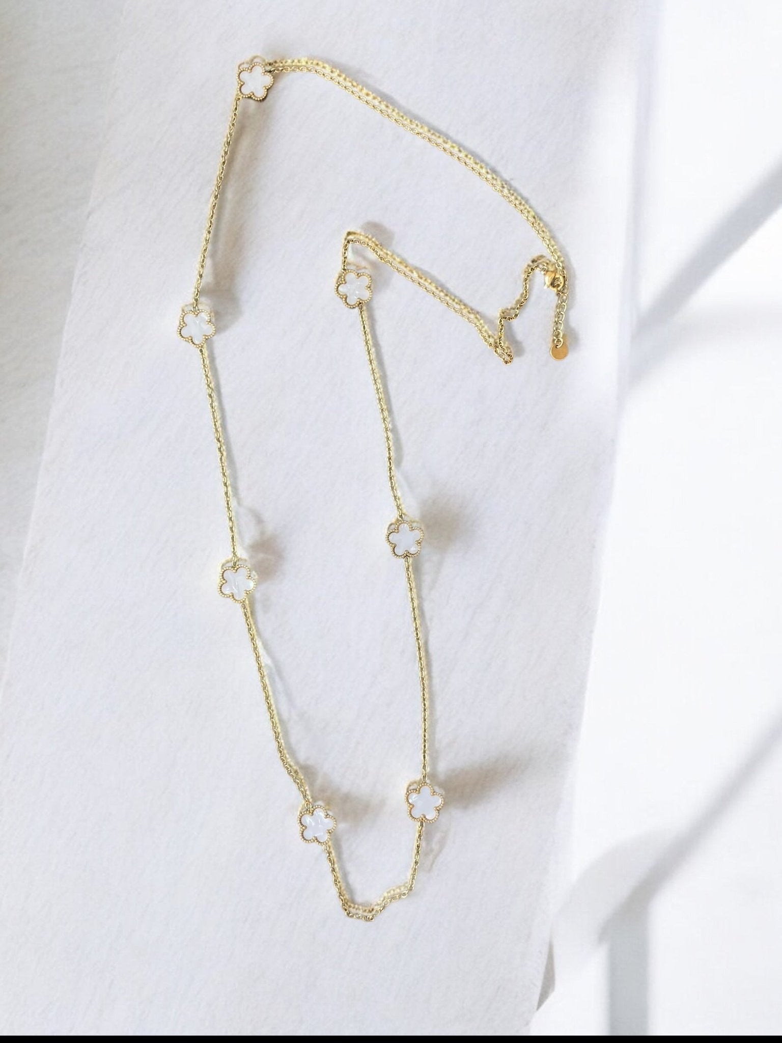 Collier trèfles Élégance & chance - Mam’s Ailes