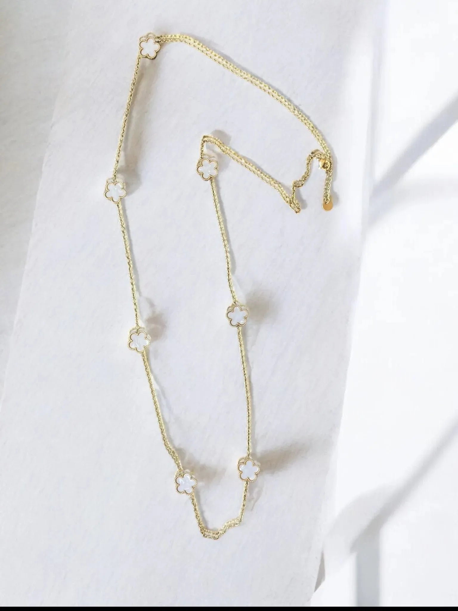 Collier trèfles Élégance & chance - Mam’s Ailes