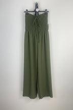 Combi bustier fluide kaki — jambes larges - Mam’s Ailes