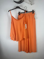 Ensemble estival femme en viscose légère avec motif ton sur ton