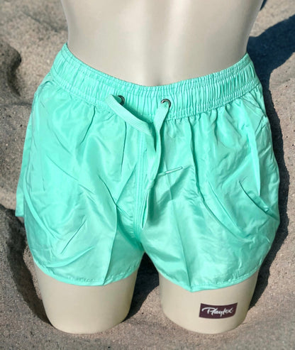 Short de plage fluo imperméable séchage rapide