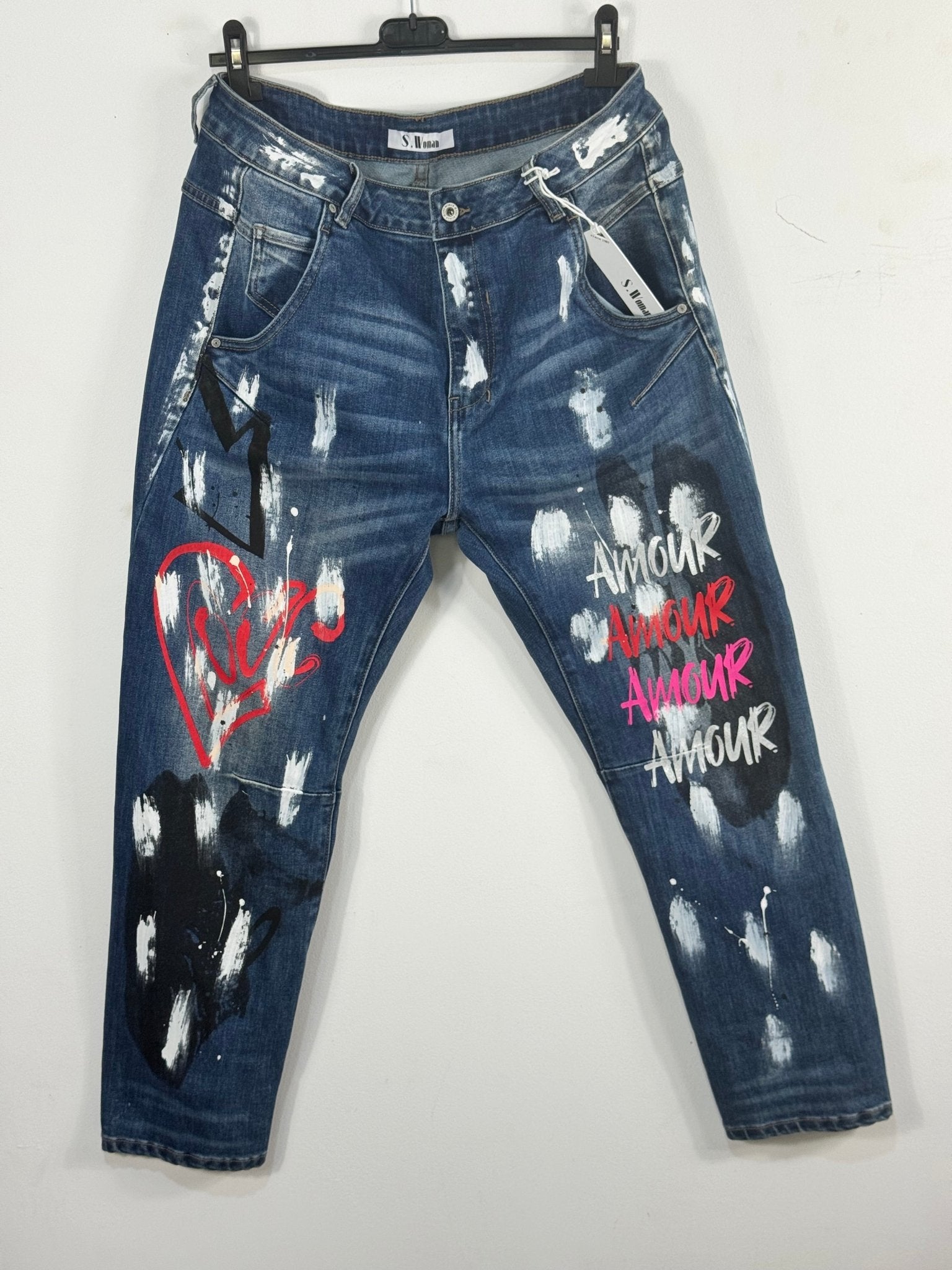 Jean Amore S.Woman avec détails cœur et strass, vue réelle 1