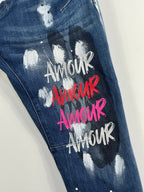 Jean femme Amore S.Woman en denim souple, vue réelle 2