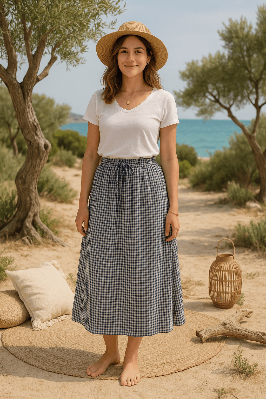 Jupe à Carreaux Vichy - Mam’s Ailes