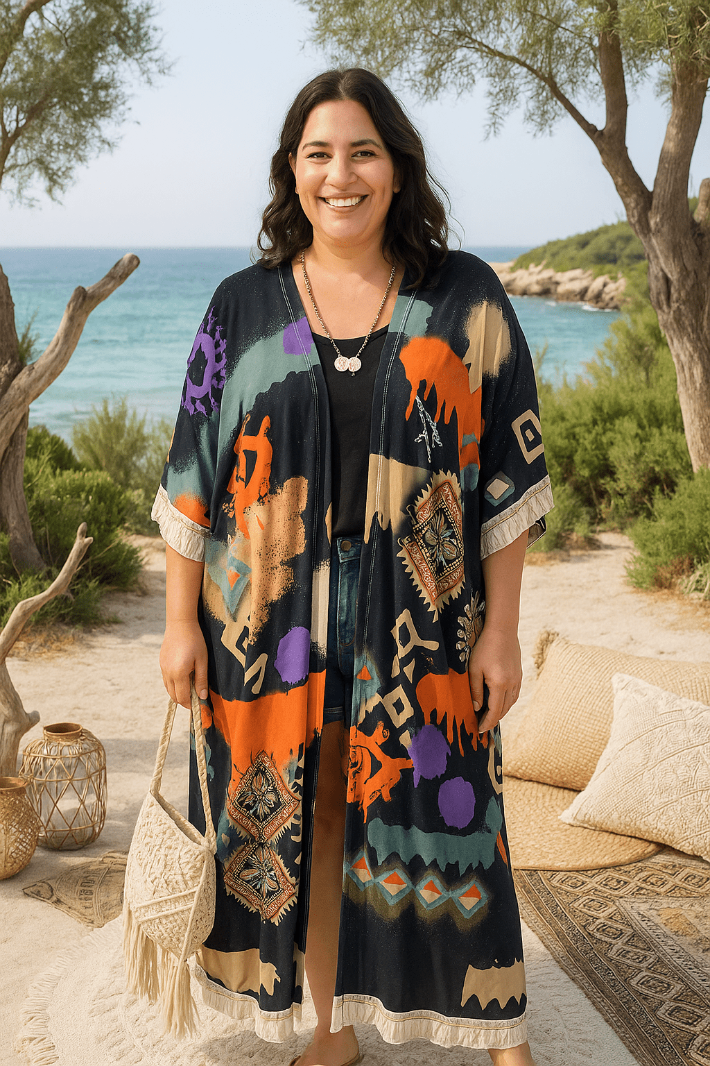Kimono Peace and Love - Mam’s Ailes