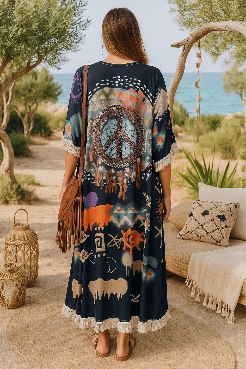 Kimono Peace and Love - Mam’s Ailes