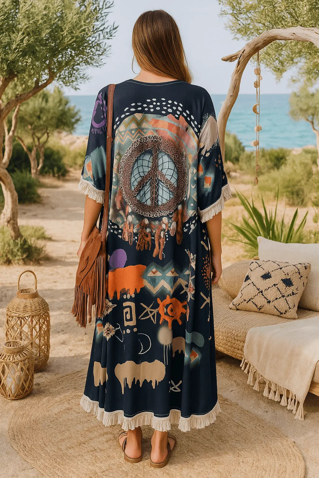 Kimono Peace and Love - Mam’s Ailes