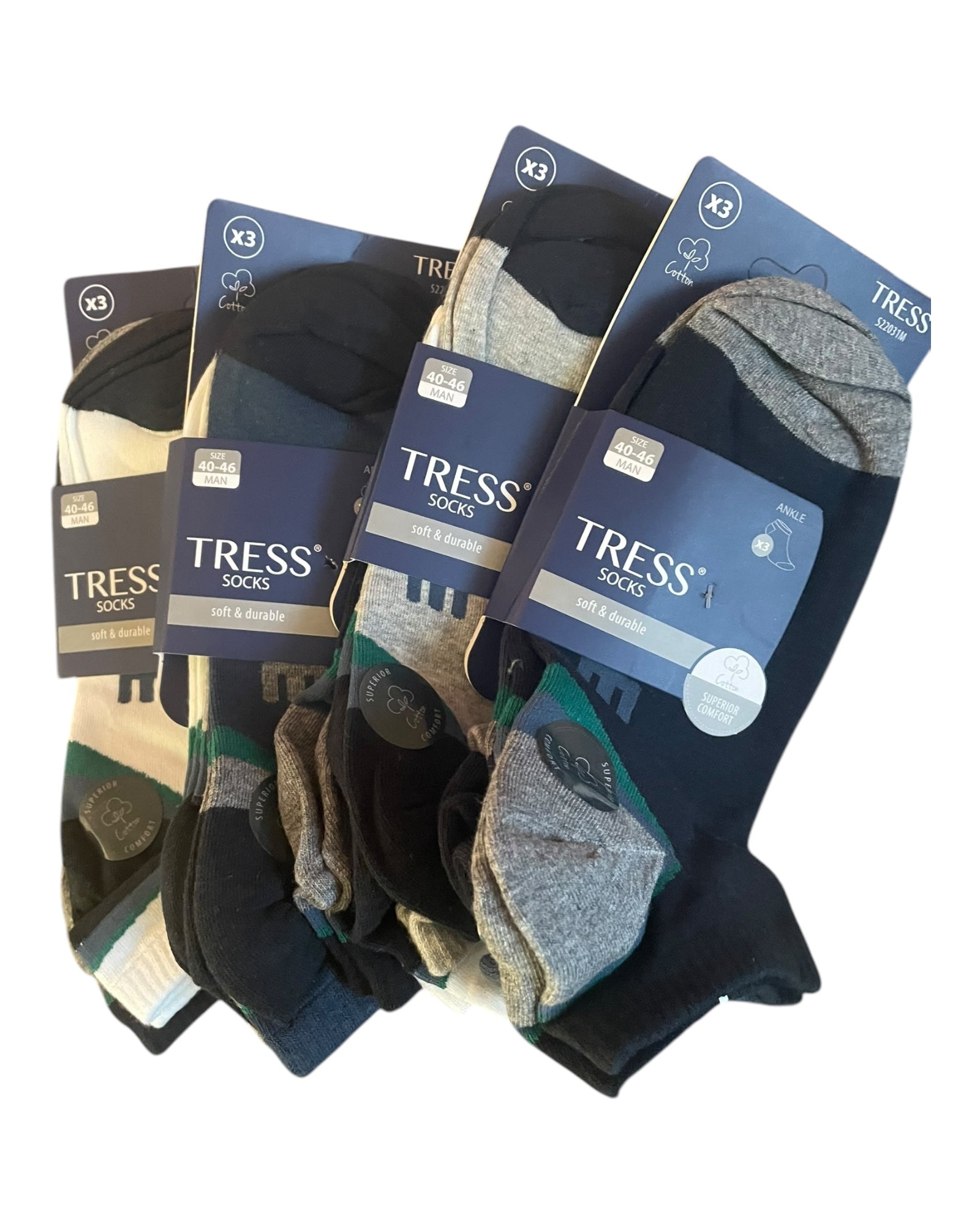 Lot de 3 paires de chaussettes Élite - Confort et Style - Mam’s Ailes