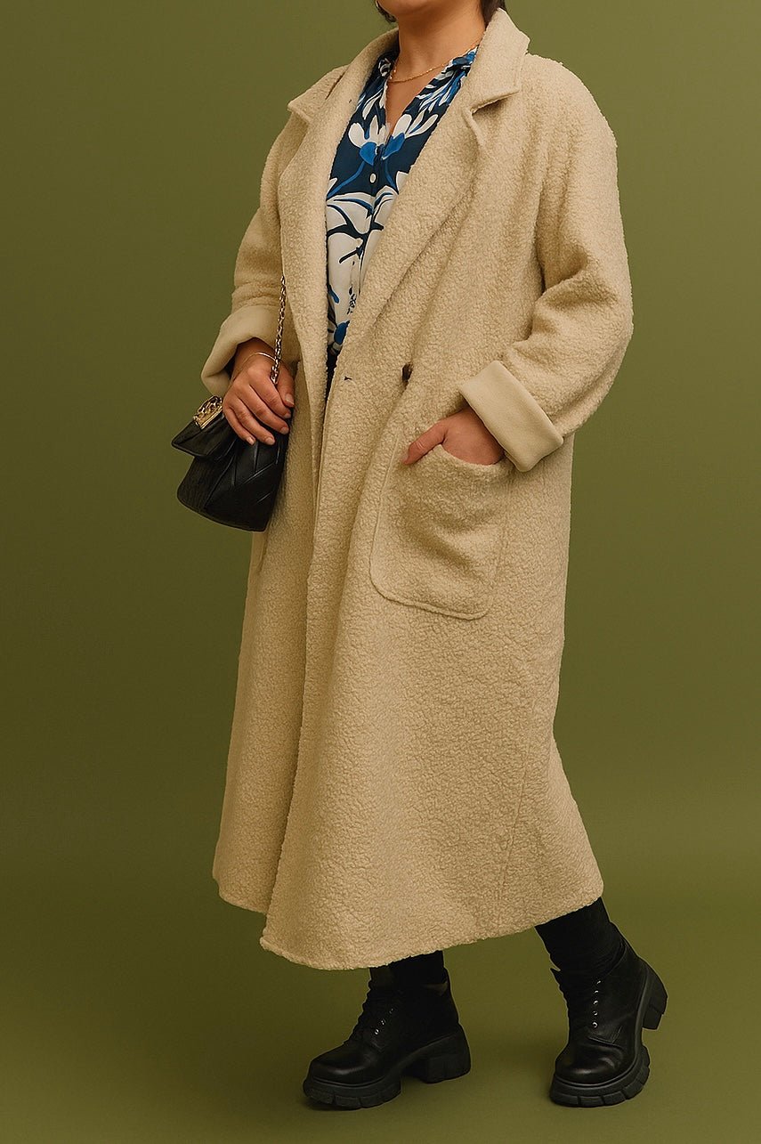 Manteau Long “Dolce Vita” – Élégance & Protection - Mam’s Ailes