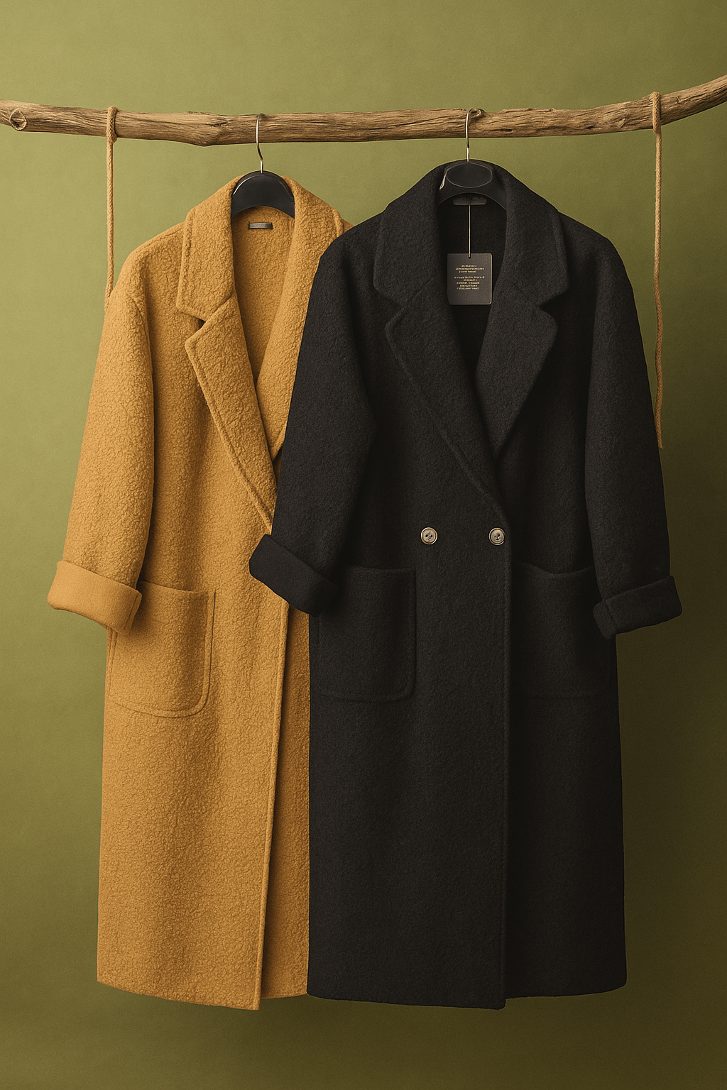 Manteau Long “Dolce Vita” – Élégance & Protection - Mam’s Ailes