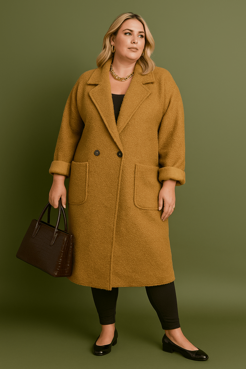 Manteau Long “Dolce Vita” – Élégance & Protection - Mam’s Ailes