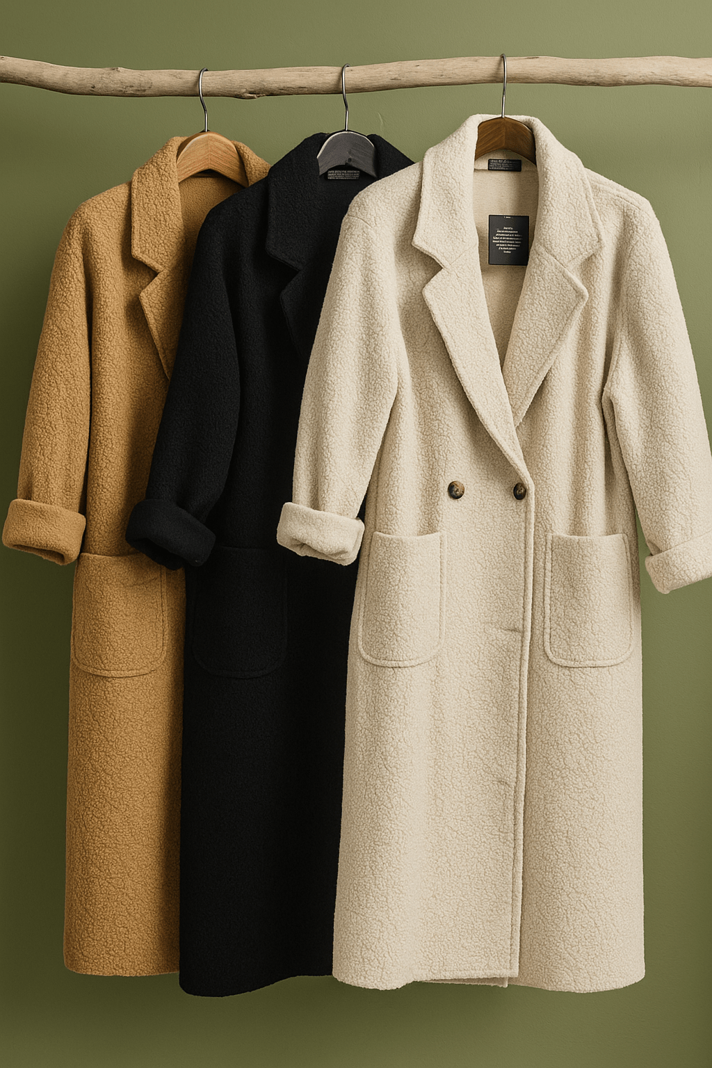 Manteau Long “Dolce Vita” – Élégance & Protection - Mam’s Ailes