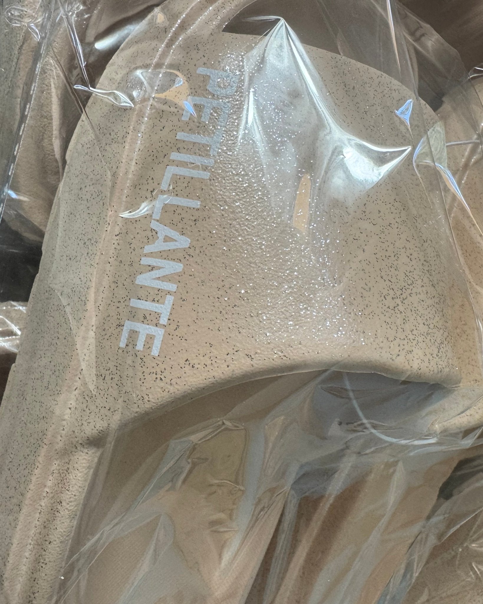 Mules Pétillante rose nude pailletées, vue complémentaire