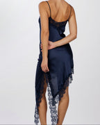 Nuisette Luna marine asymétrique, seconde vue