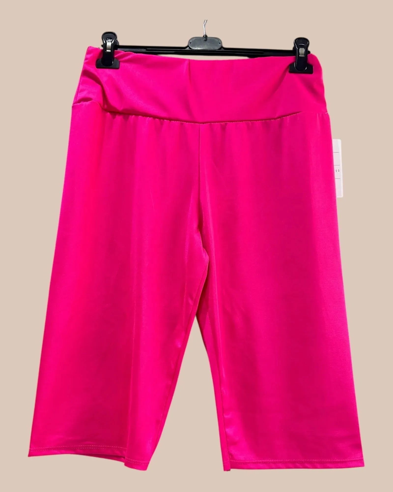 Pantacourt cycliste fushia extensible, longueur 65 cm, sport et loisirs
