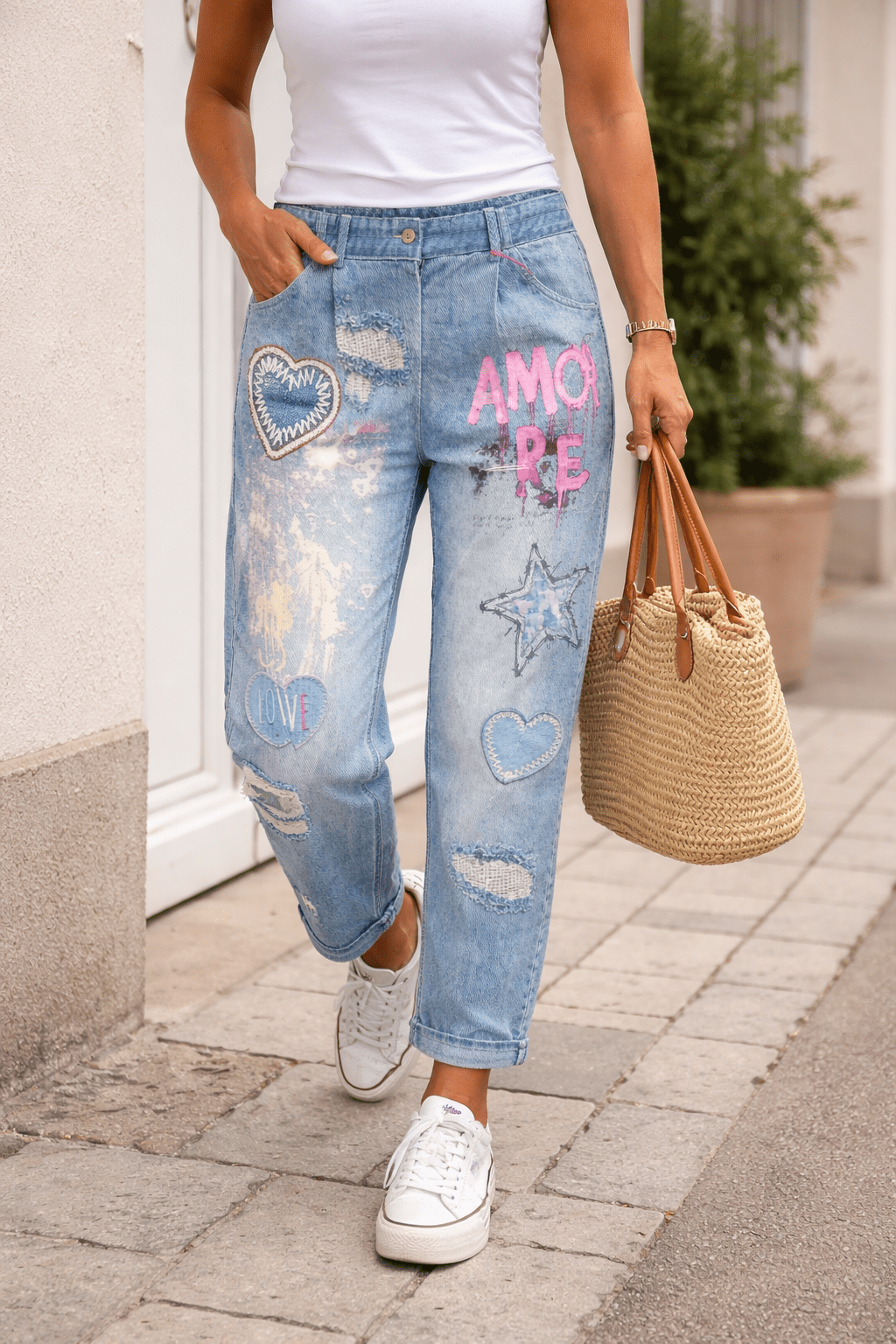 Pantalon Amore Esprit Jean Fantaisie - Mam’s Ailes