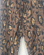 Pantalon Claudia Léopard Gold – Suédine Douce Cordon Brillant – Made in Italy 38 - 44 - Mam’s Ailes