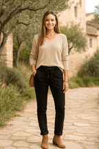 Pantalon Daim - Élégance et Confort - Mam’s Ailes