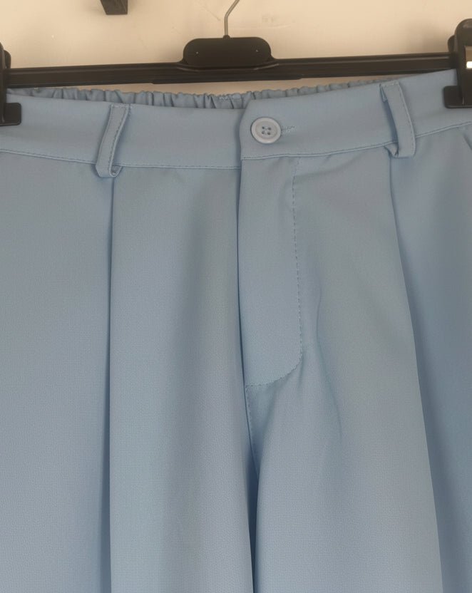 Pantalon Large Bleu Ciel – Confort & Élégance - 36/42 - Mam’s Ailes