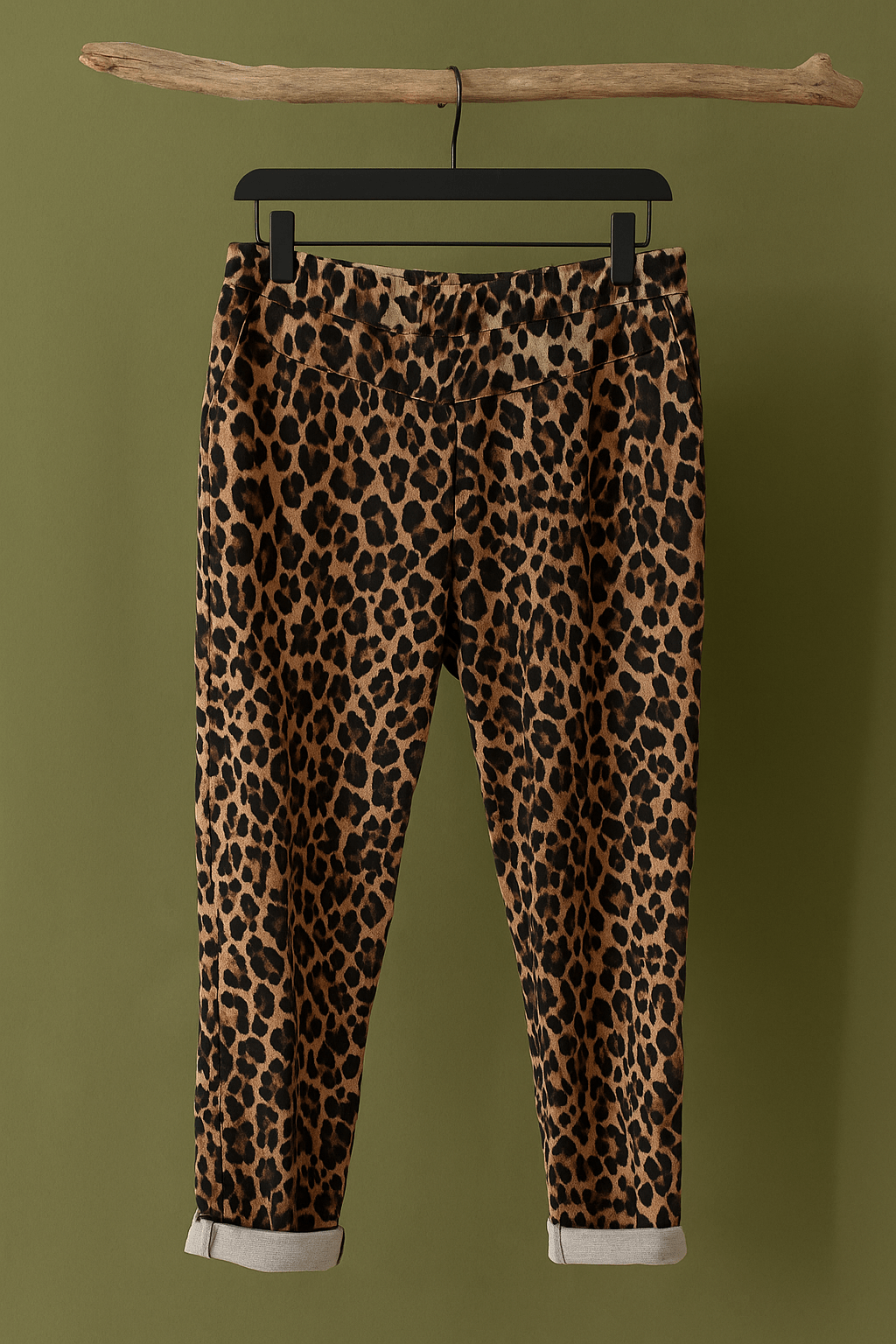 Pantalon Léopard “Féline Libre” – Confort & Style Sauvage - Mam’s Ailes