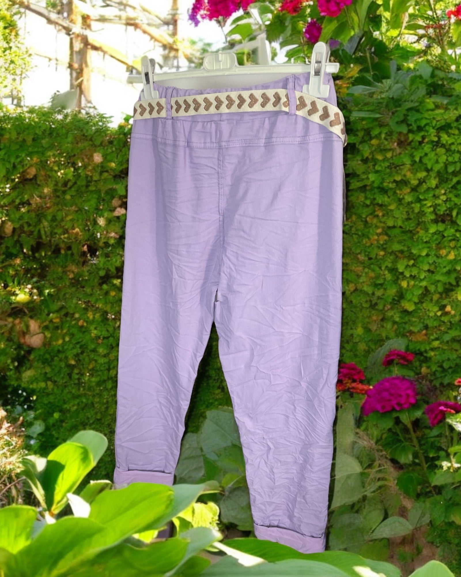 Pantalon "Magique" Ceinture Amour – Élégance & Confort - Mam’s Ailes