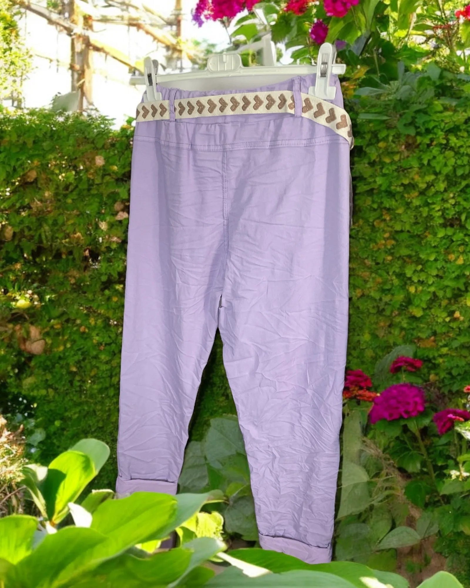 Pantalon "Magique" Ceinture Amour – Élégance & Confort - Mam’s Ailes