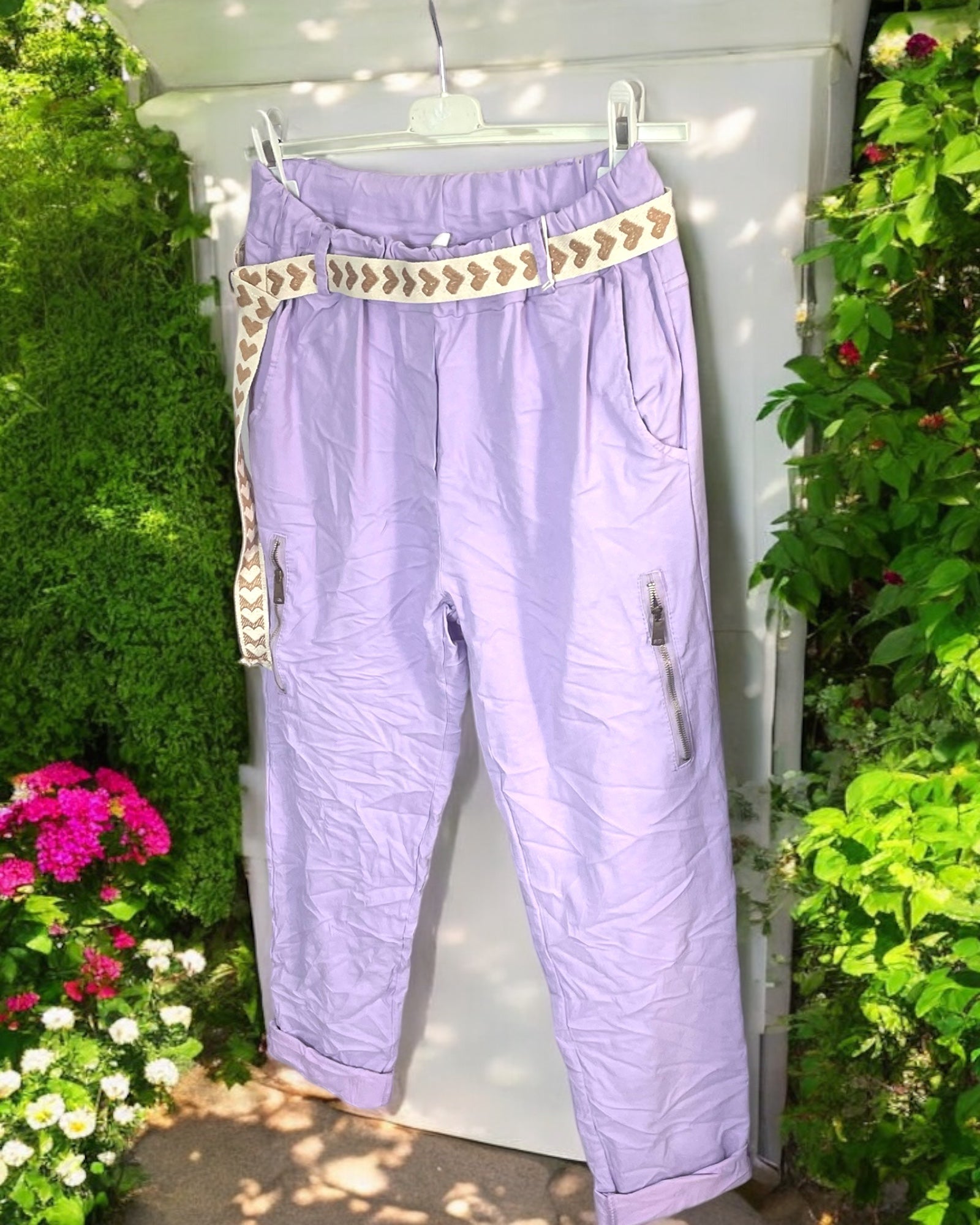 Pantalon "Magique" Ceinture Amour – Élégance & Confort - Mam’s Ailes