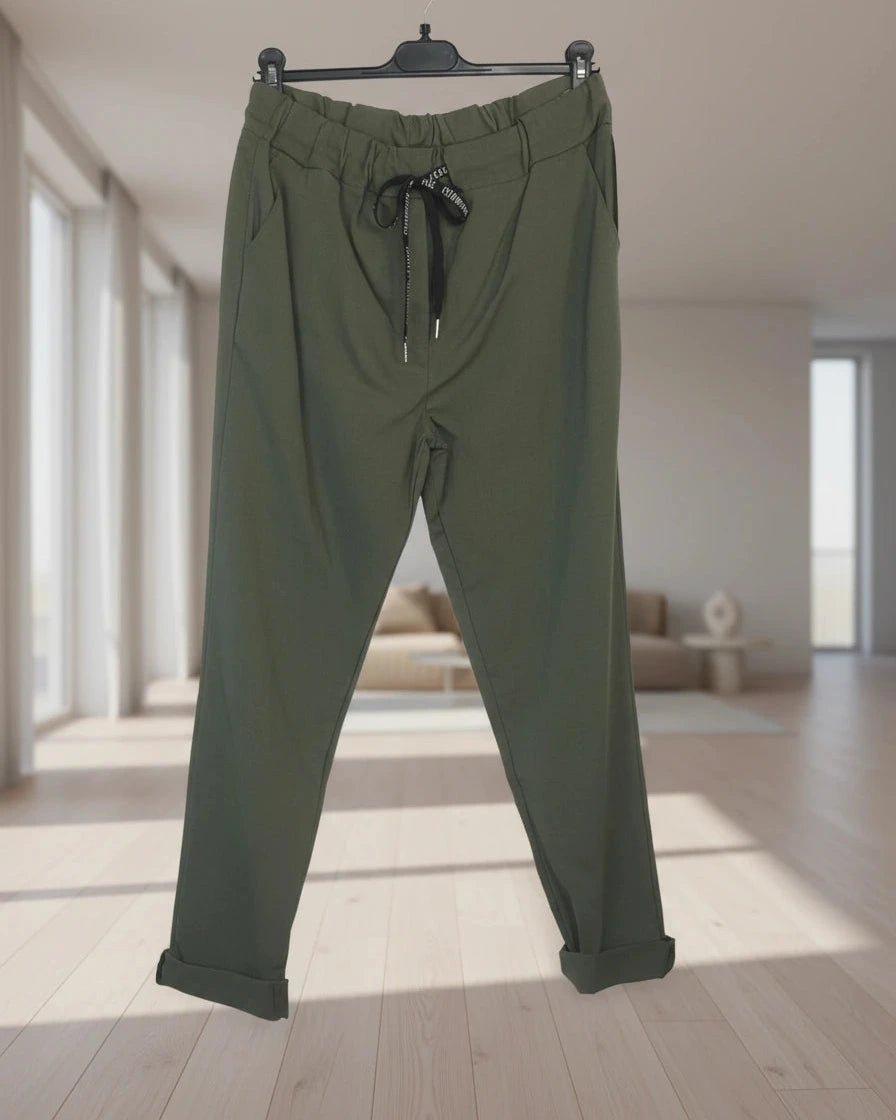 Pantalon Magique Champion Vibes – Sport Chic Taille Élastique – Grande Taille 46 - 52 - Mam’s Ailes