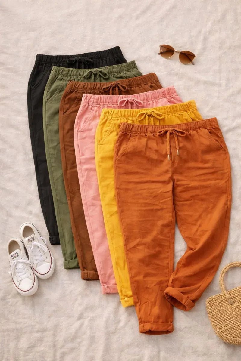 Palette de coloris du Pantalon Magique femme, modèle extensible à taille élastique