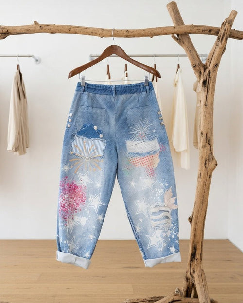 Pantalon Stella Esprit Jean Étoiles & Feux d’Artifice - Mam’s Ailes