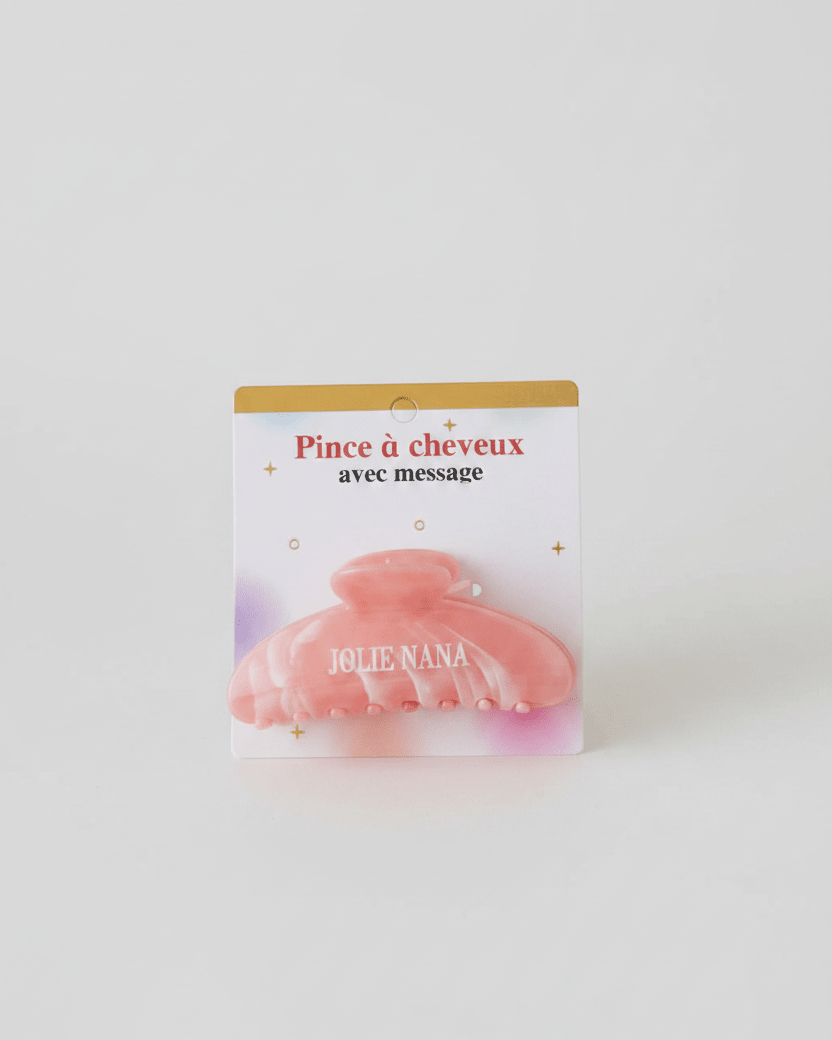 Pince à cheveux femme Jolie Nana coloris pastel accessoire coiffure élégant, vue complémentaire 2