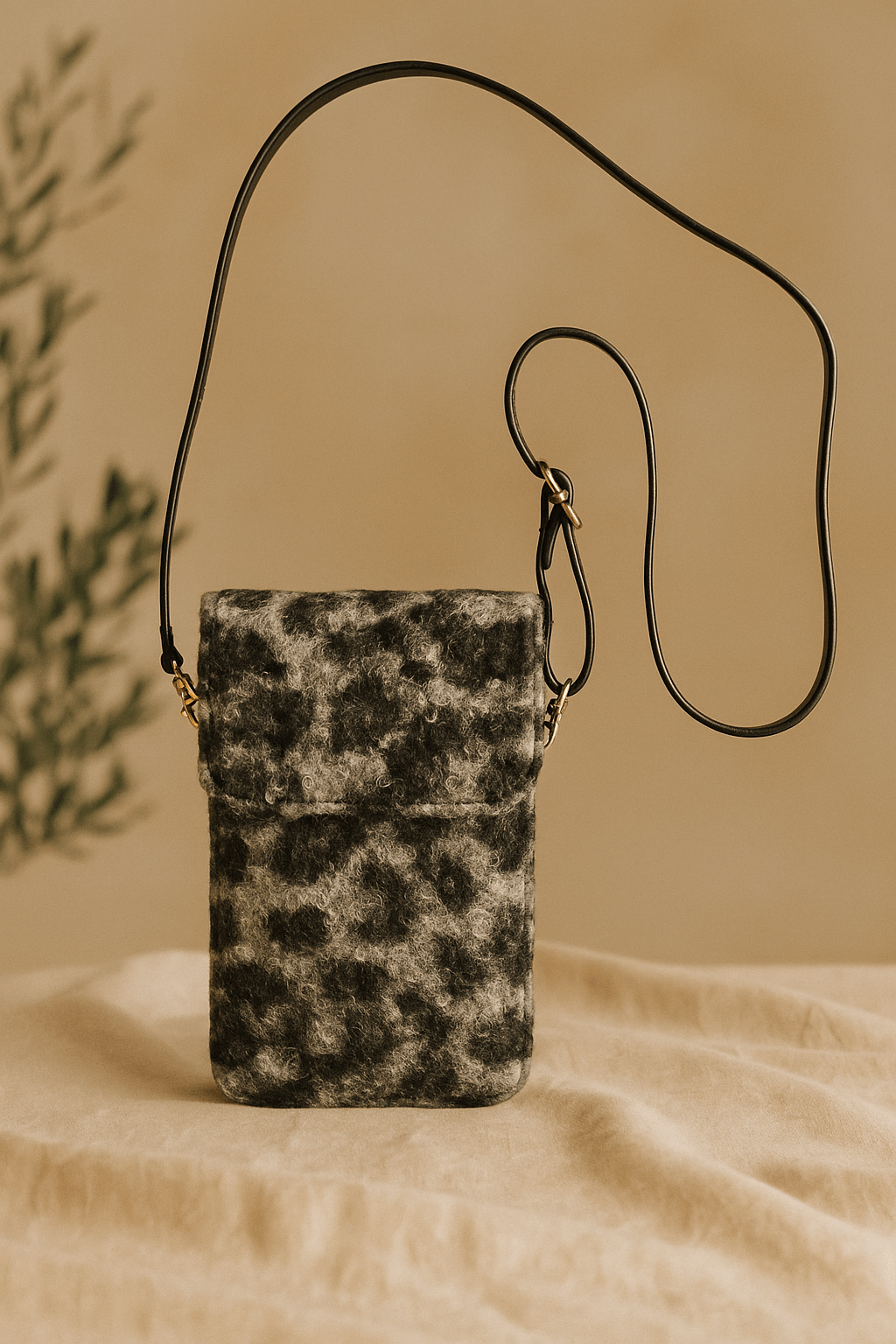 Pochette Sac Léopard - Élégance Sauvage et Praticité - Mam’s Ailes