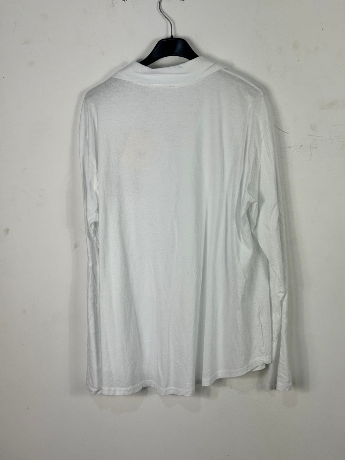 Polo Mamzie Chieuse blanc de dos uni – Mam’s Ailes