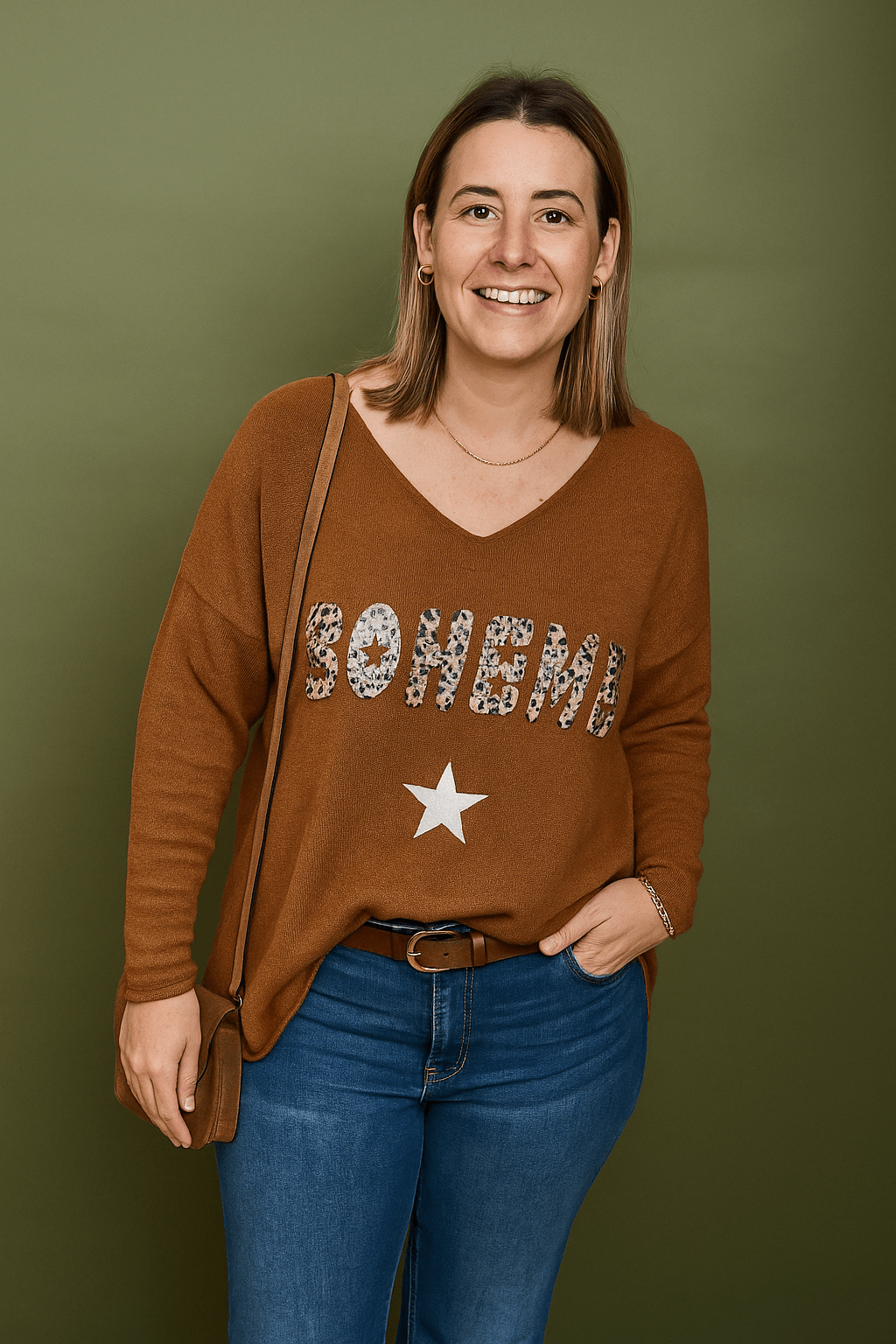 Pull “Bohème” Sequins – Confort & Éclat - Mam’s Ailes