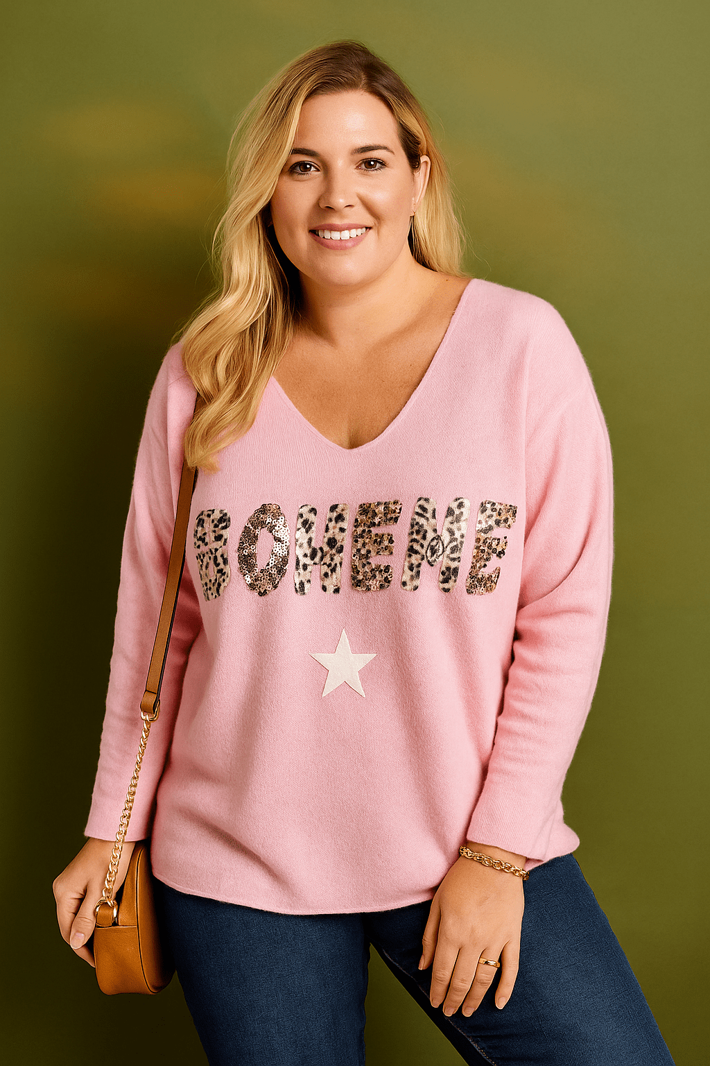 Pull “Bohème” Sequins – Confort & Éclat - Mam’s Ailes